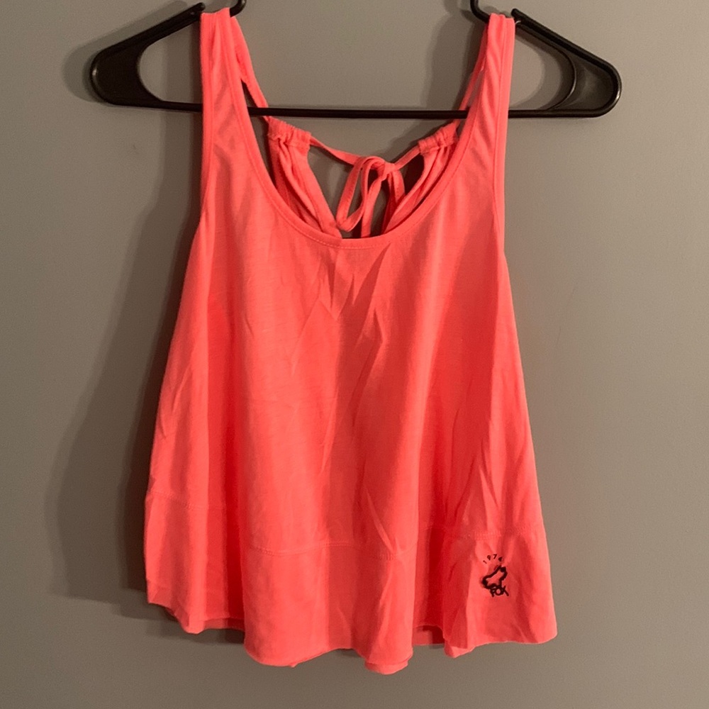 Fox pink tank top
